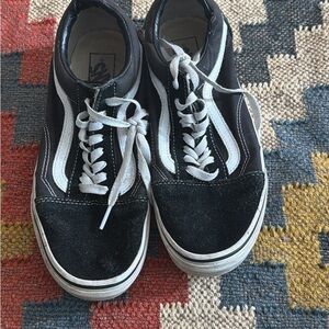 Vans Classic Black and White Sneakers